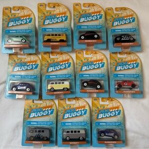Jada Punch Buggy Volkswagen Bus Van Beetle Lot of 11 One Duplicate